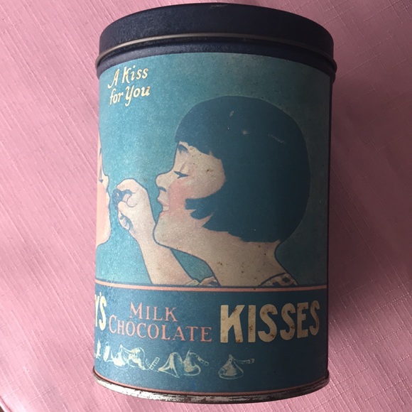 Hershey’s Chocolates Vintage Tin 1980 Cylinder 7x4 - Picture 5 of 9